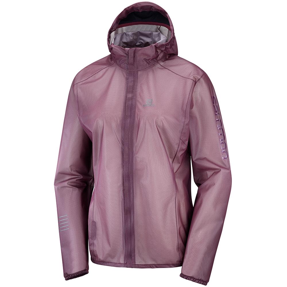 Salomon Singapore Womens Jackets - LIGHTNING RACE WP JKT W Purple | 78624-VETA